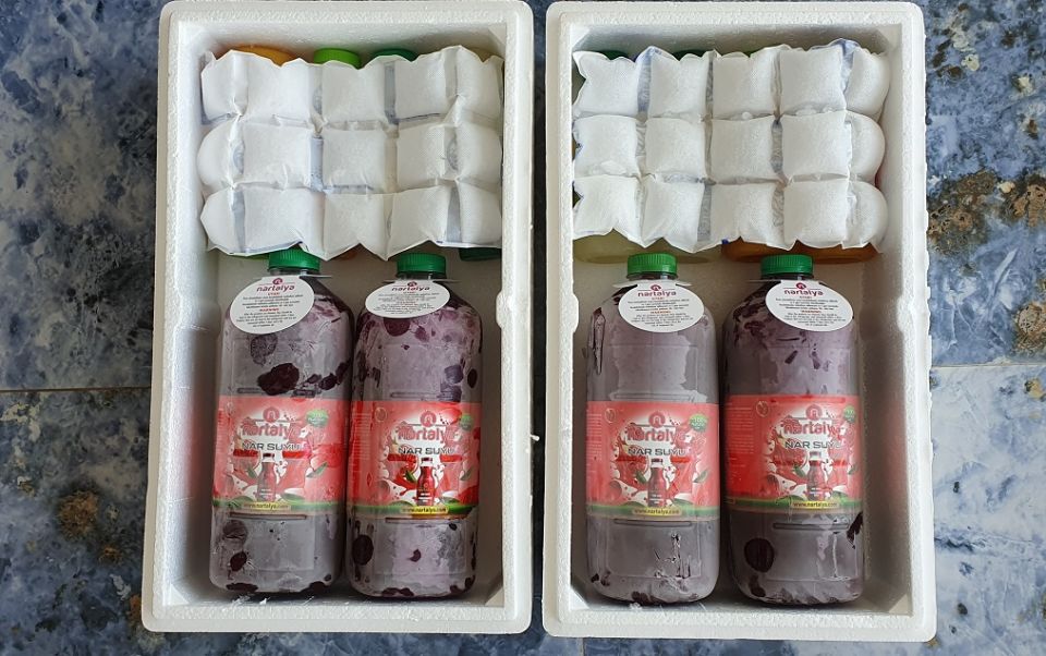 Sıkma Nar Suyu 1 Adet  1900 ml.Dondurulmuş Ürün