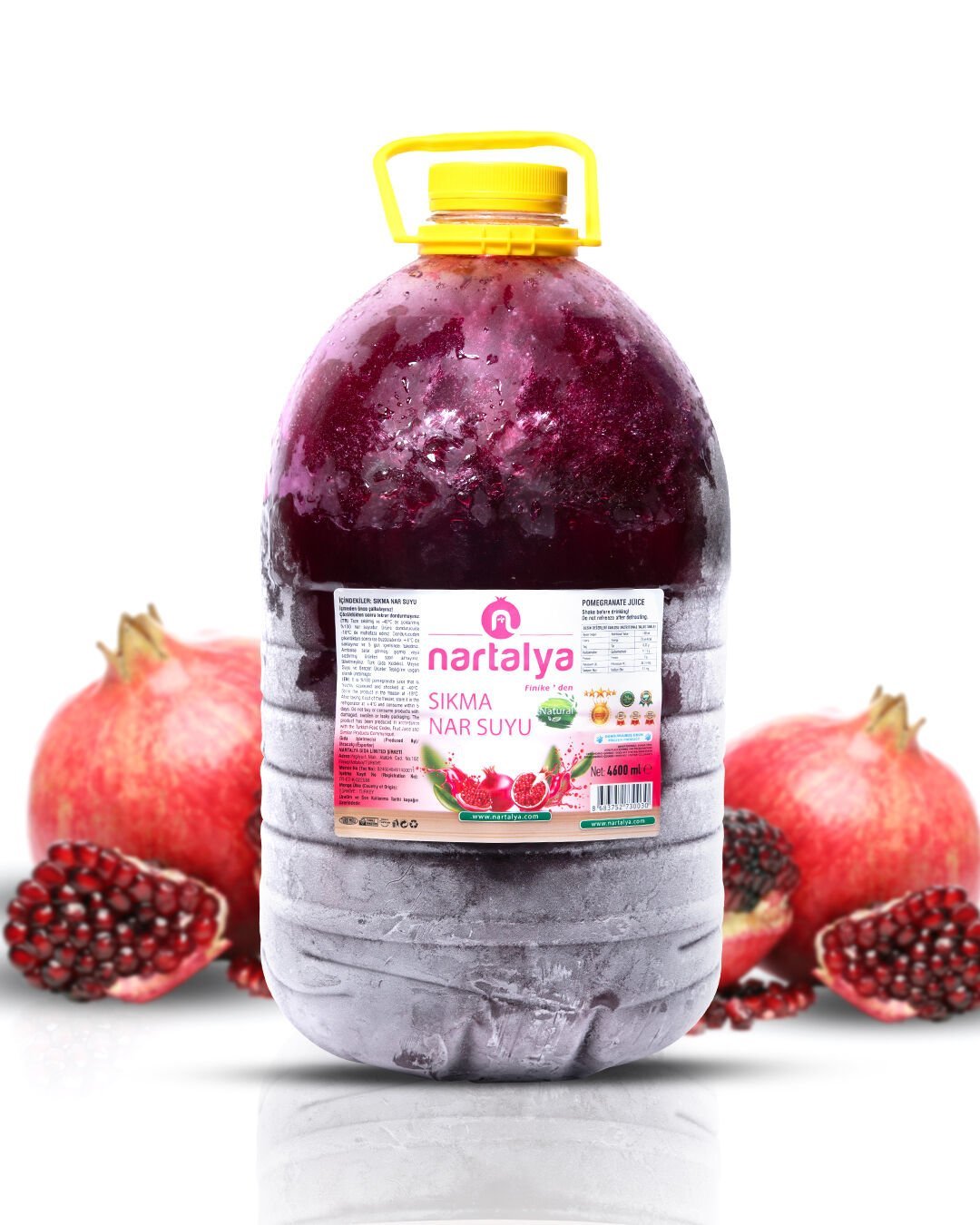 Sıkma Nar Suyu 4600 ml.(Dondurulmuş Ürün)