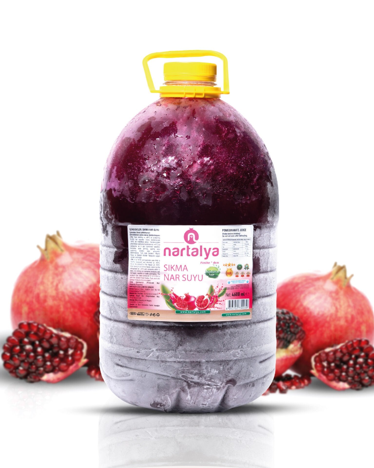 Nartalya Dondurulmuş Nar Suyu 4600 ml x 1 Adet