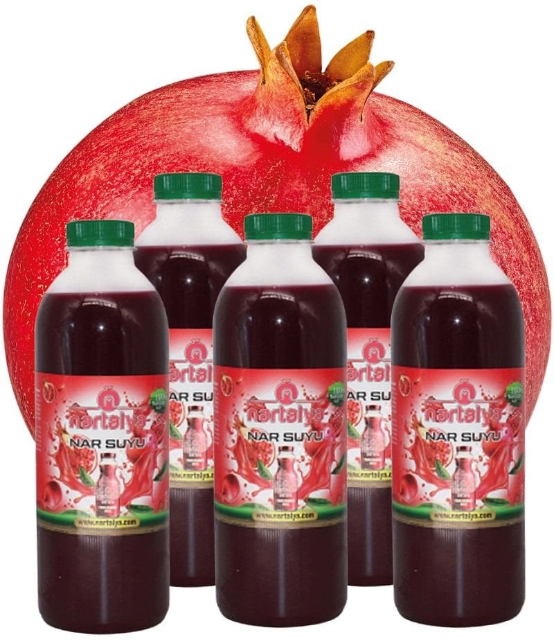 Sıkma Nar suyu 5 Adet 950 ml.Dondurulmuş Ürün