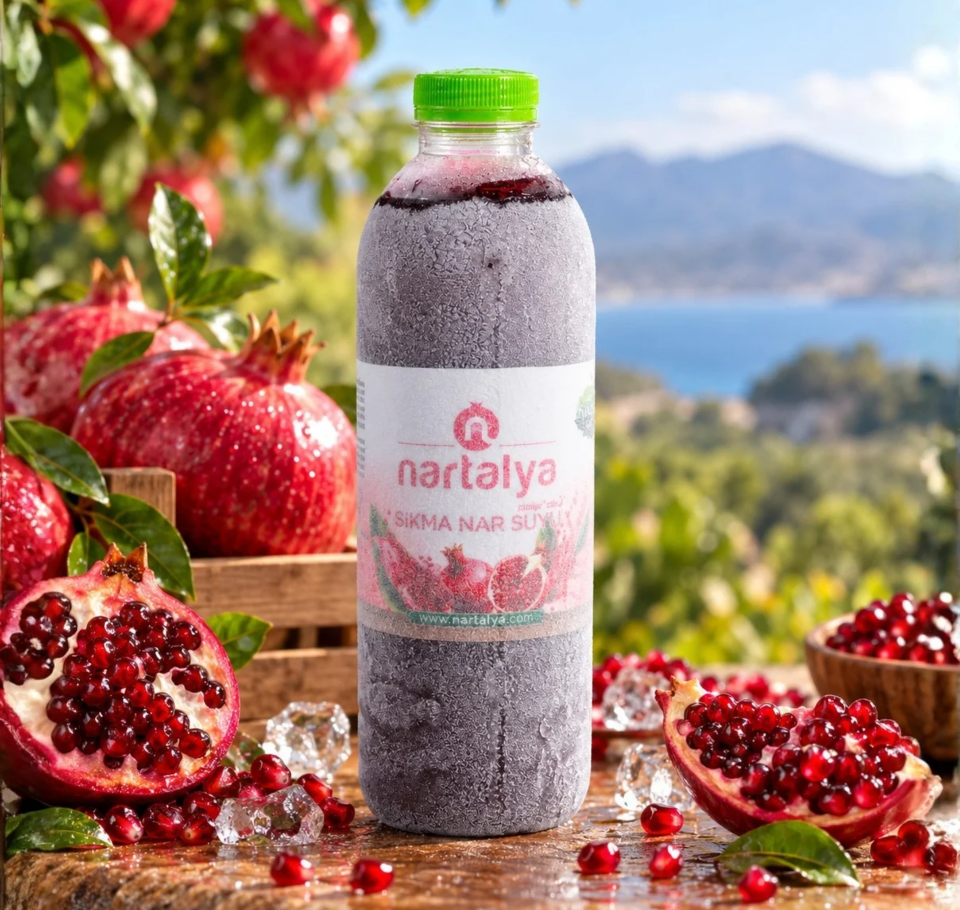 Dondurulmuş Sıkma Nar Suyu 950 ml.