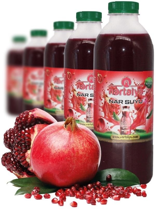 Sıkma Nar suyu 5 Adet 950 ml.Dondurulmuş Ürün