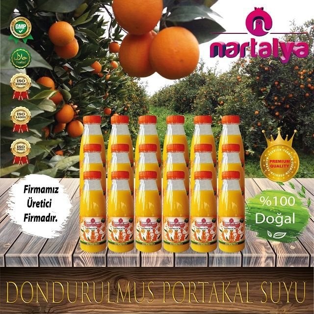 18 Adetx330 ml.Dondurulmuş Portakal Suyu