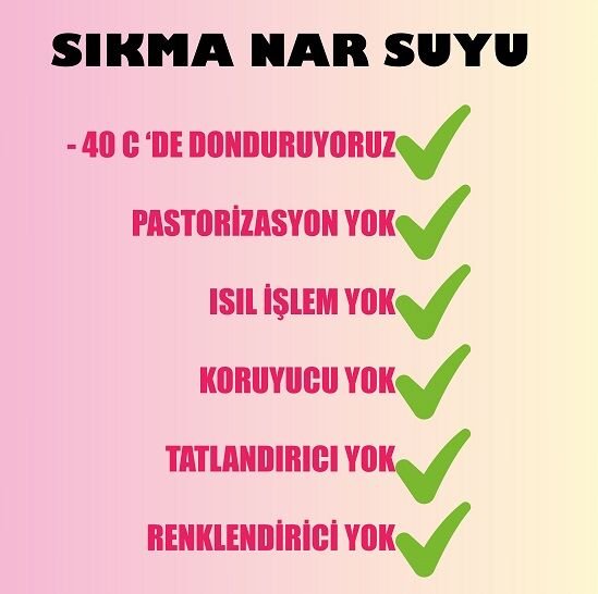 Sıkma Nar Suyu 3 Adet 950 ml.Dondurulmuş Ürün