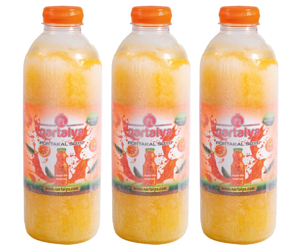 Sıkma Portakal Suyu 3 Adet 950 ml.Dondurulmuş Ürün