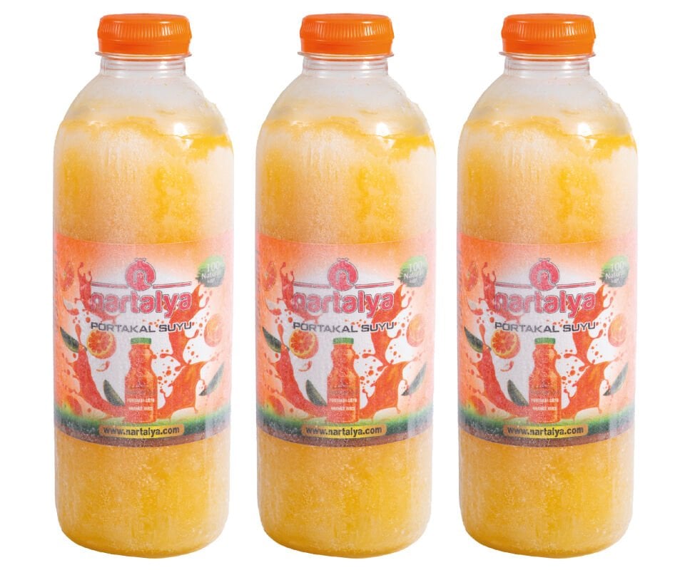 Dondurulmuş Sıkma Portakal Suyu 3 Adet 950 ml.