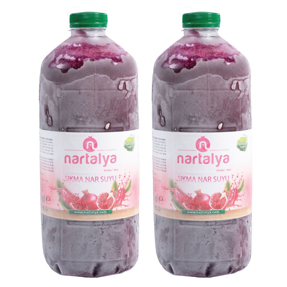 Sıkma Nar Suyu 2 Adet 1900 ml.Dondurulmuş Ürün