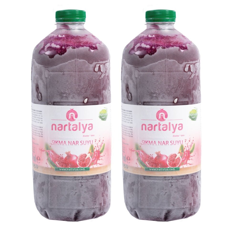 Sıkma Nar Suyu 2 Adet 1900 ml.Dondurulmuş Ürün