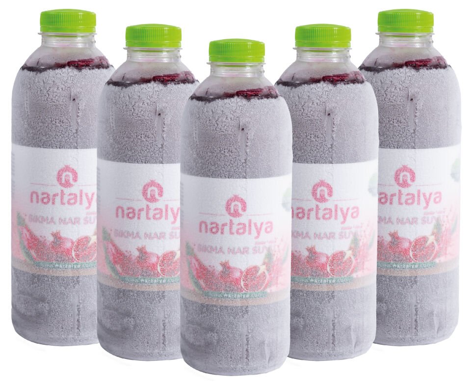 Sıkma Nar Suyu 5 Adet 950 ml.Dondurulmuş Ürün