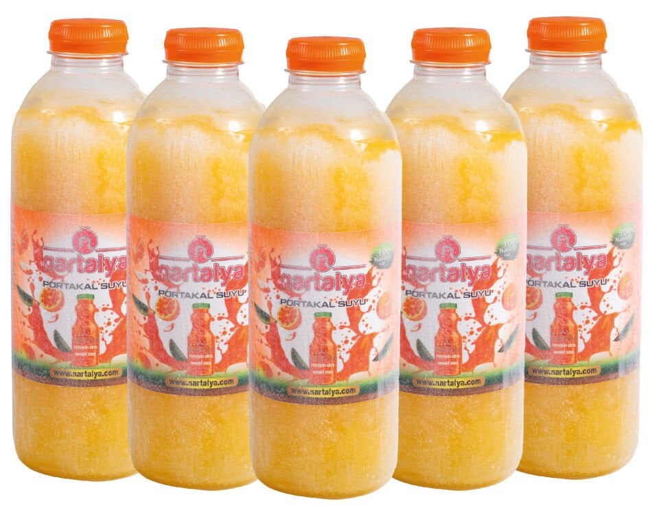 Dondurulmuş Sıkma Portakal Suyu 5 Adet 950 ml