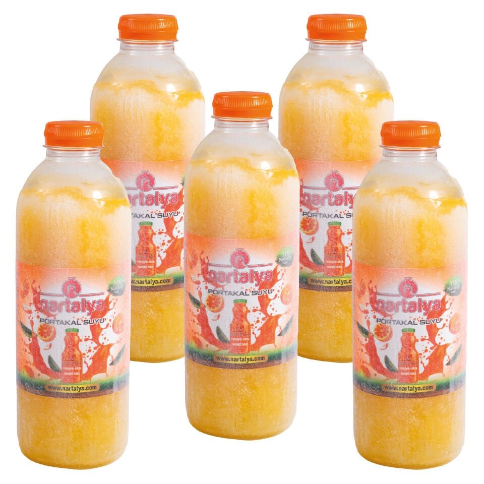 Dondurulmuş Sıkma Portakal Suyu 5 Adet 950 ml