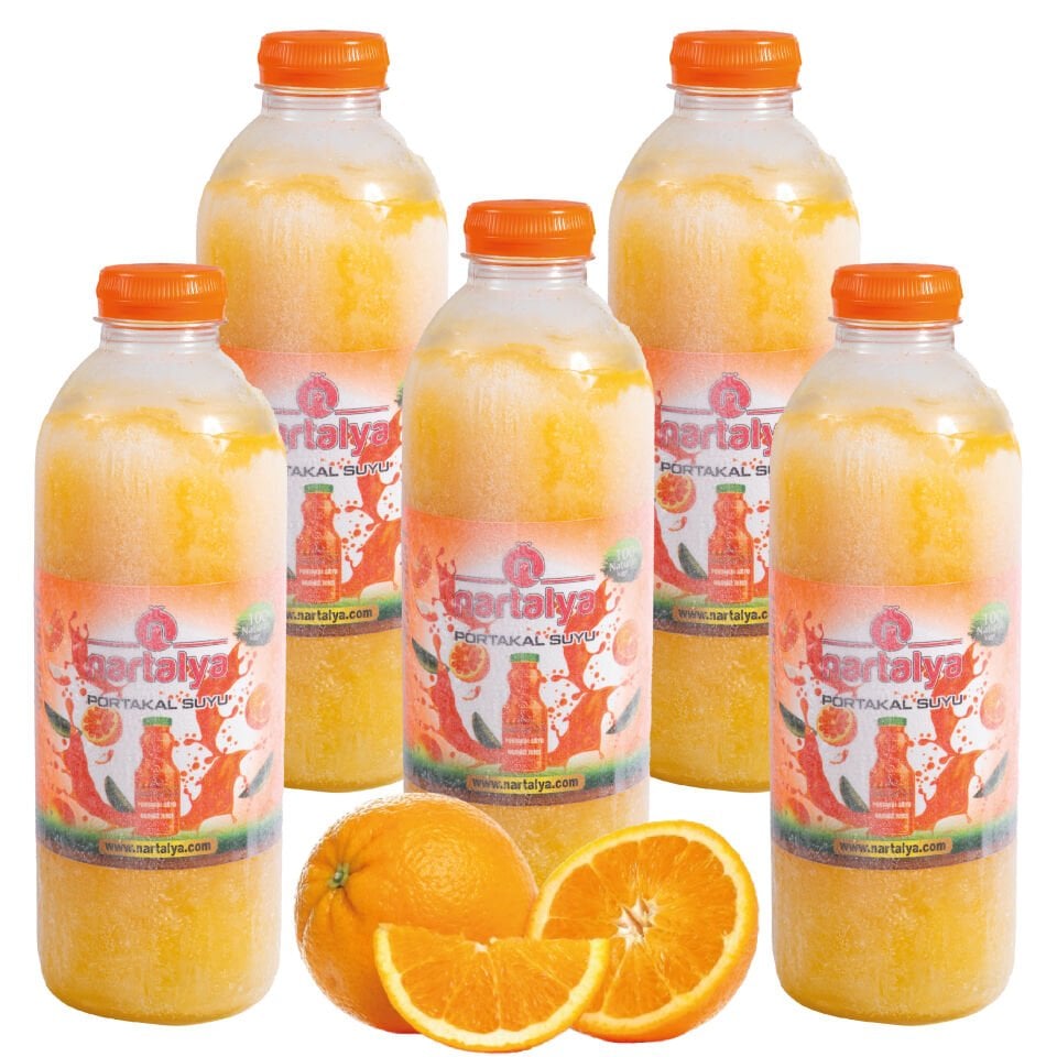 Dondurulmuş Sıkma Portakal Suyu 5 Adet 950 ml