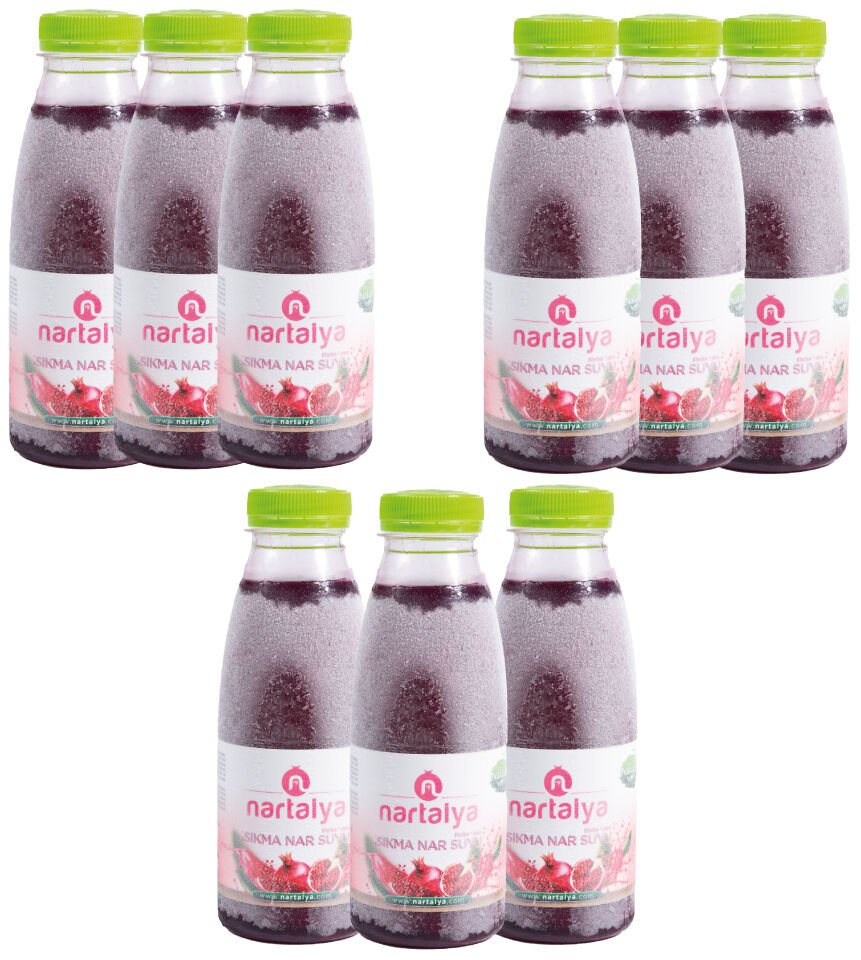 Sıkma Nar Suyu 9 Adet 330 ml.Dondurulmuş Ürün