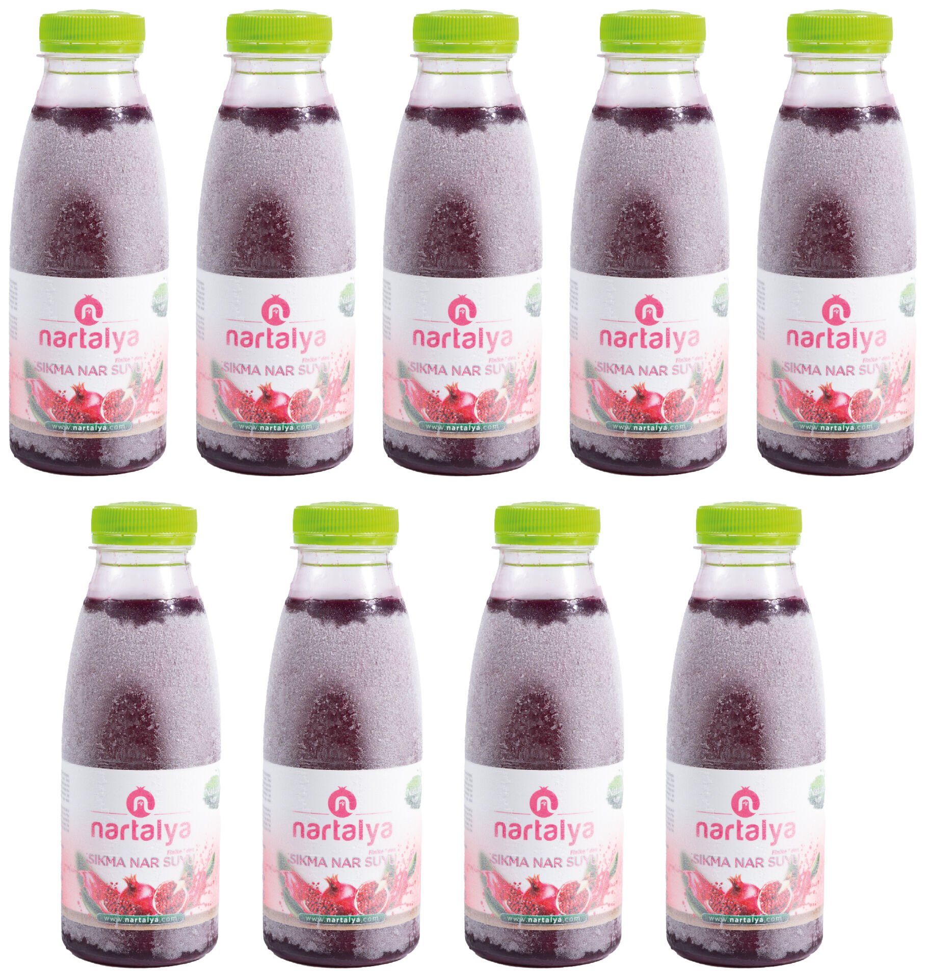 Sıkma Nar Suyu 9 Adet 330 ml.Dondurulmuş Ürün