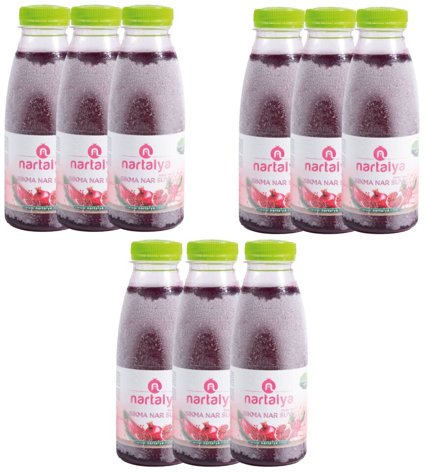 Sıkma Nar Suyu 9 Adet 330 ml.Dondurulmuş Ürün